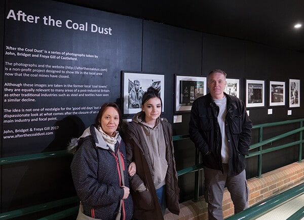After the Coal Dust exhibition at National Mining Museum for England