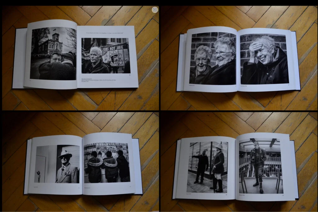 After the Coal Dust Book Review showcases black and white photos of people in a book.